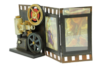 İhtiyaçavm Dekoratif Metal Çerçeve Sinema Temali Vintage Ev Ofis Hediyelik