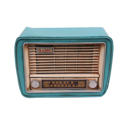 Dekoratif Metal Radyo Kumbara Dekoratif Metal Radyo Kumbara