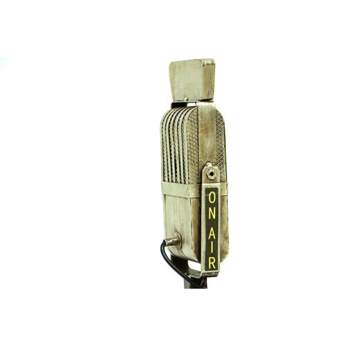 Dekoratif Metal El Yapımı Mikrofon Dekoratif Metal El Yapımı Mikrofon