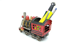 İhtiyaçavm Dekoratif Metal Lokomotif Kalemlik