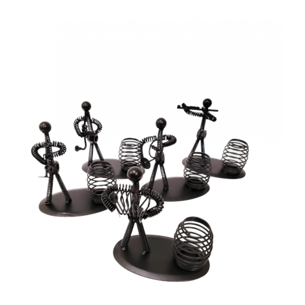Dekoratif Metal Adam Müzisyen Kalemlik Dekoratif Metal Adam Müzisyen Kalemlik