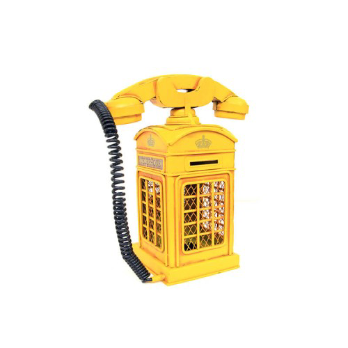 Dekoratif Nostaljik Telefon Kumbara Dekoratif Nostaljik Telefon Kumbara
