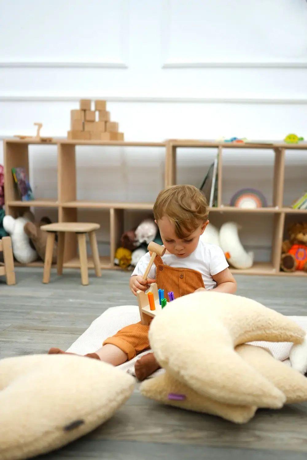 Dekoratif Peluş Yastık, Teddy Kumaş Yastık, Süper Kabarık Teddy M