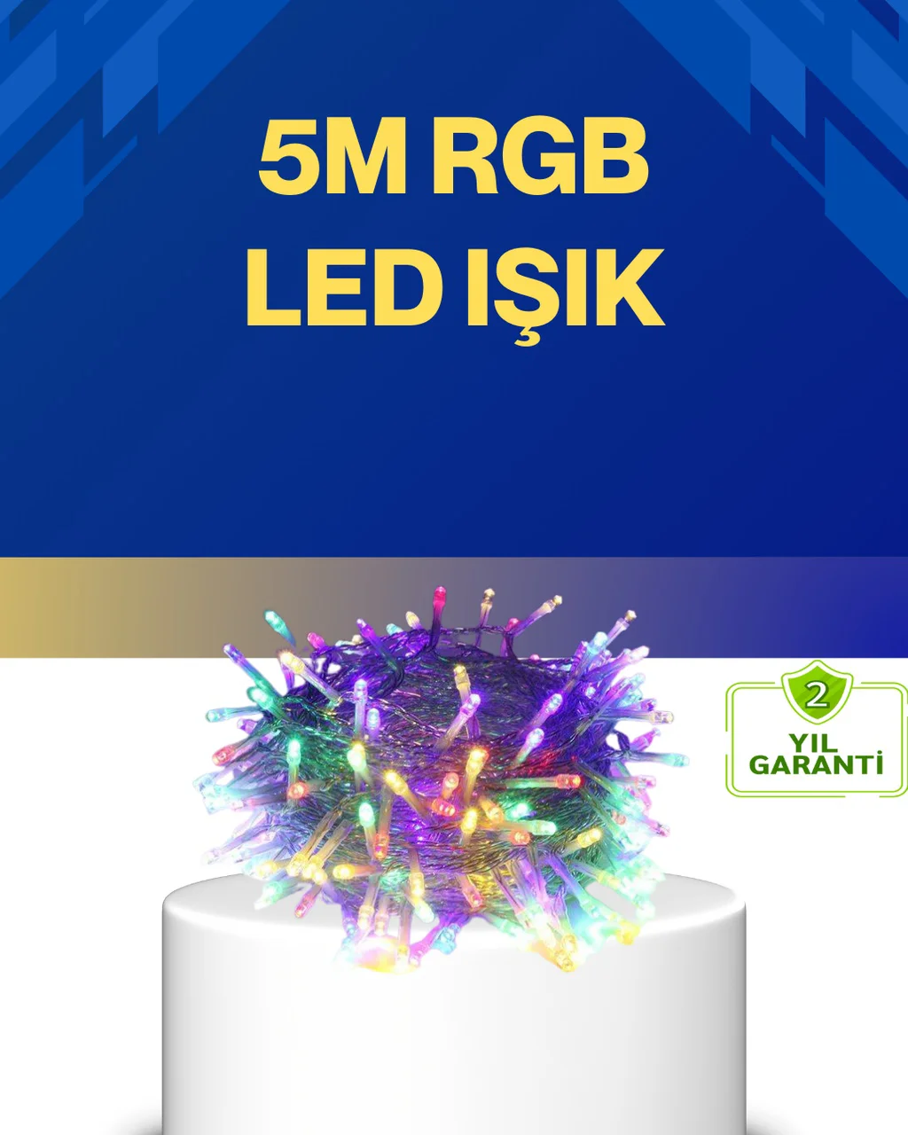 Dekoratif Peri Led 5 M 50 Ampullü Şeffaf Kablo Aydınlatma - Lisinya Diğer