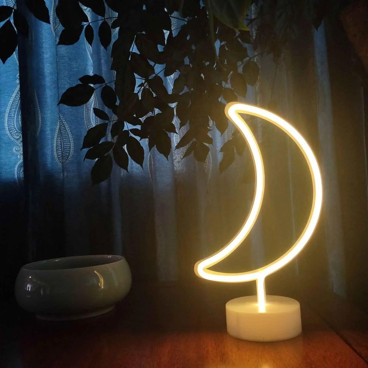 Dekoratif Pilli Ay Tasarımlı 3d Neon Led Masa Ve Gece Lambası Bx40 Fiyatı, Yorumları ve Özellikleri