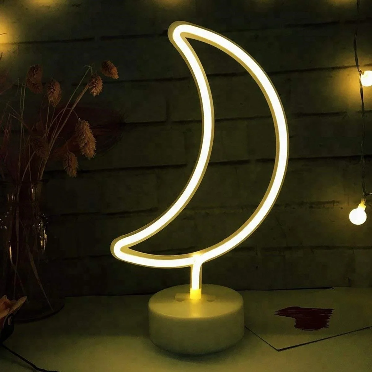Dekoratif Pilli Ay Tasarımlı 3d Neon Led Masa Ve Gece Lambası Bx40 Fiyatı, Yorumları ve Özellikleri
