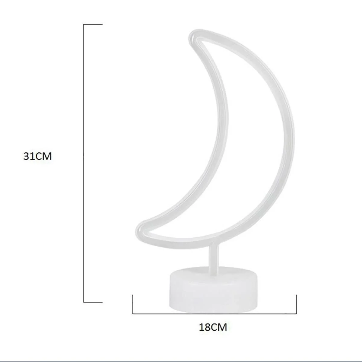 Dekoratif Pilli Ay Tasarımlı 3d Neon Led Masa Ve Gece Lambası Bx40 Fiyatı, Yorumları ve Özellikleri