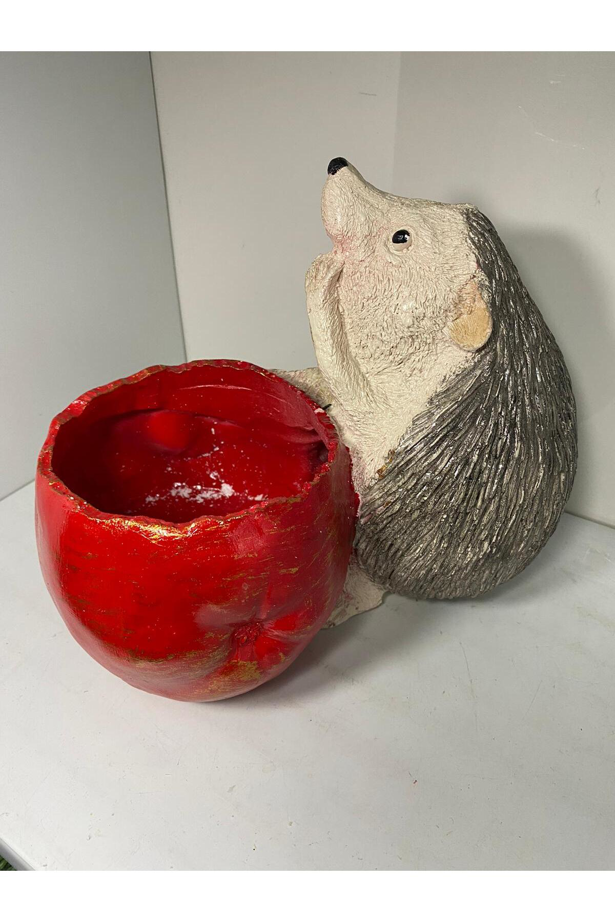 Vitale Dekoratif Polyester Kirpi Saksı