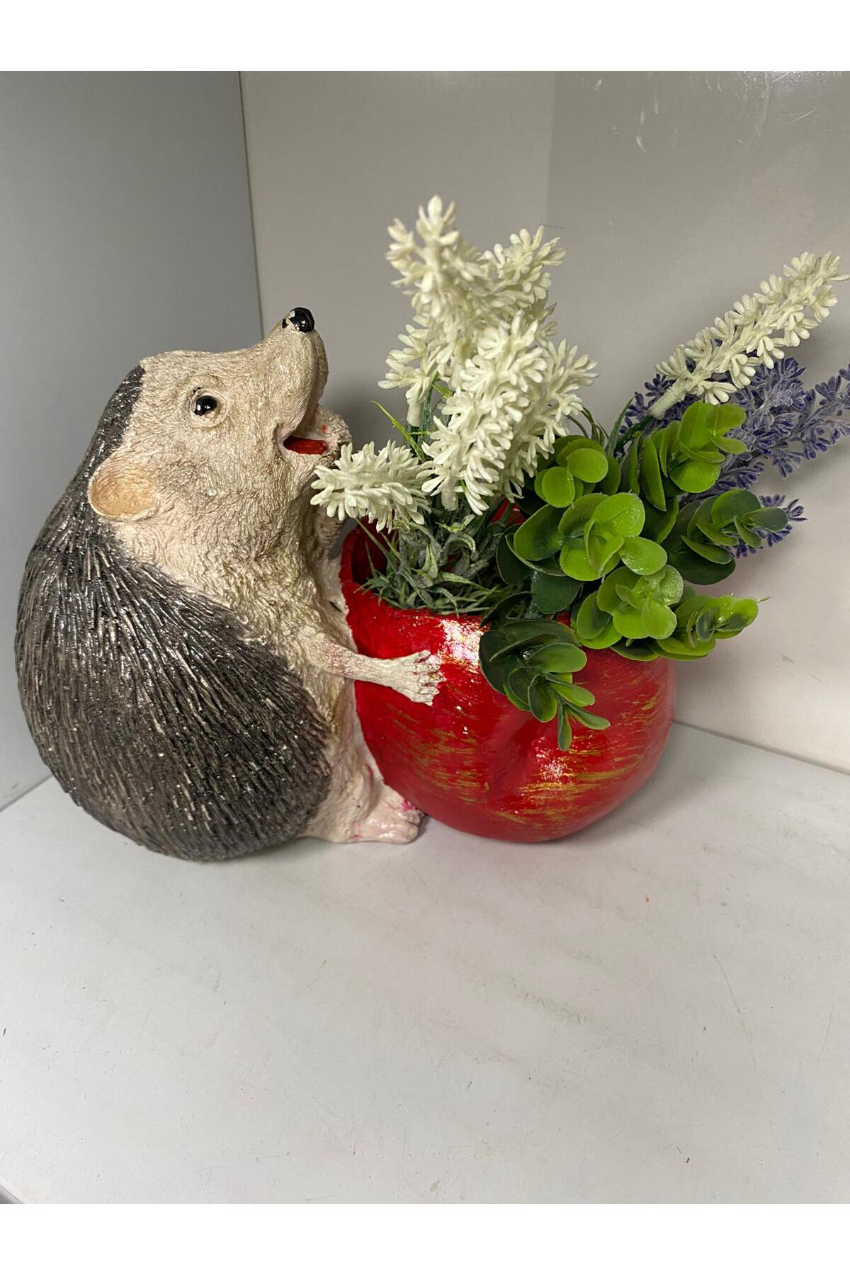 Vitale Dekoratif Polyester Kirpi Saksı