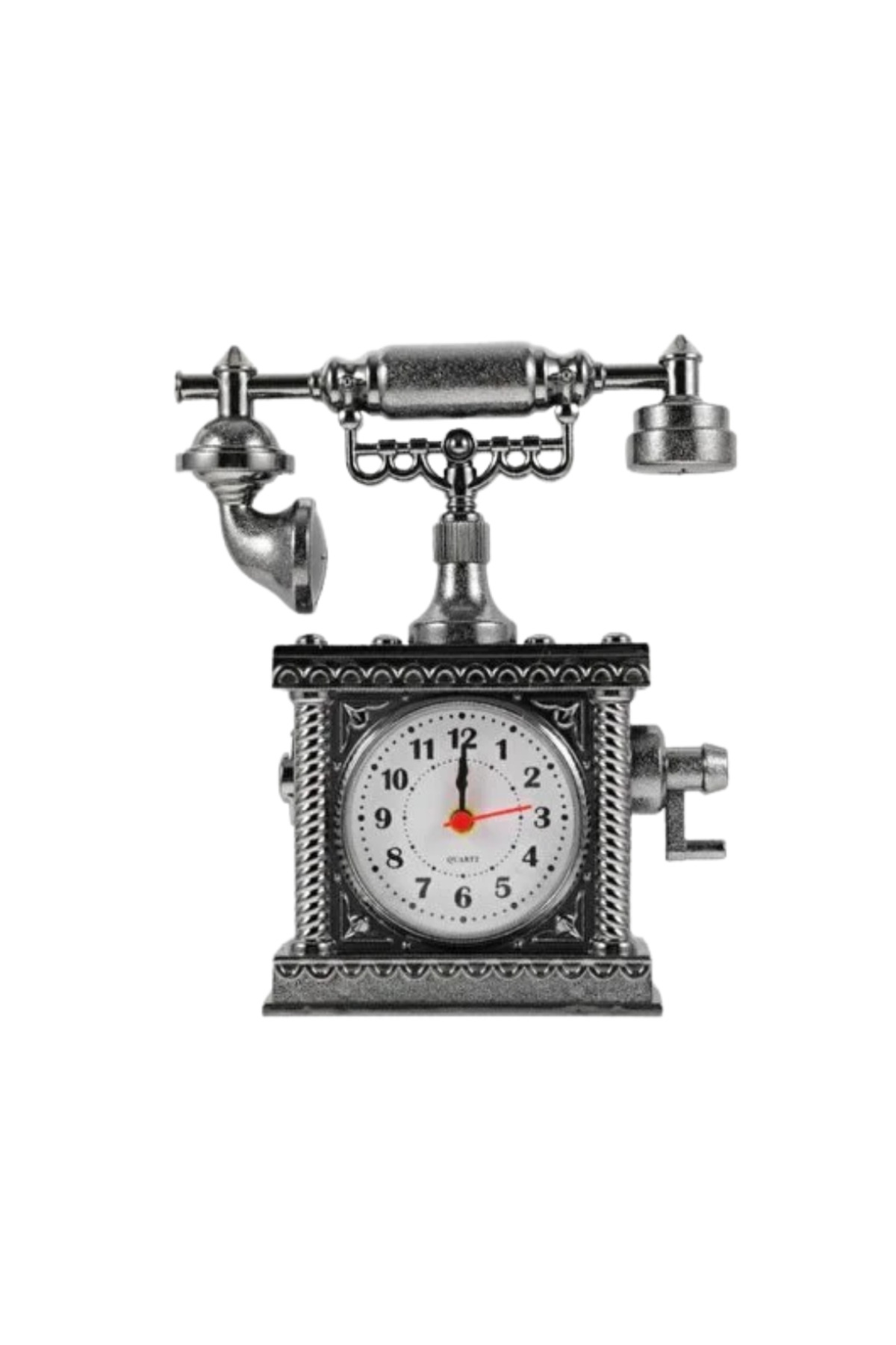 Dekoratif Retro Telefon Masa Saati Çalar Saat Özellikli - Lisinya Dekoratif Retro Telefon Masa Saati Çalar Saat Özellikli - Lisinya