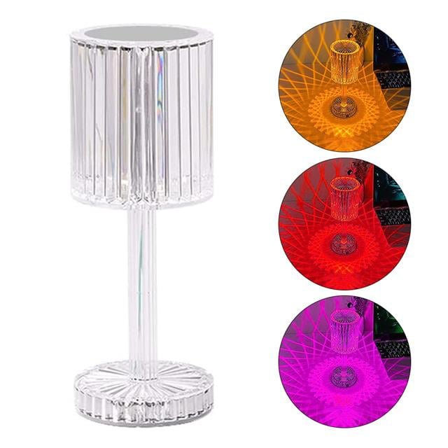 Dekoratif RGB LED&amp;apos;li Ambiyans Masa Gece Lambası Şarjlı D