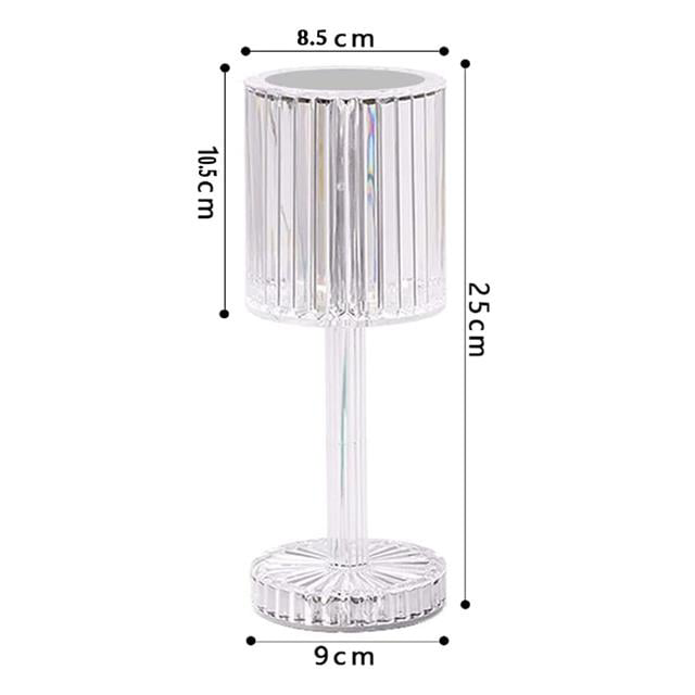 Dekoratif RGB LED&amp;apos;li Ambiyans Masa Gece Lambası Şarjlı D