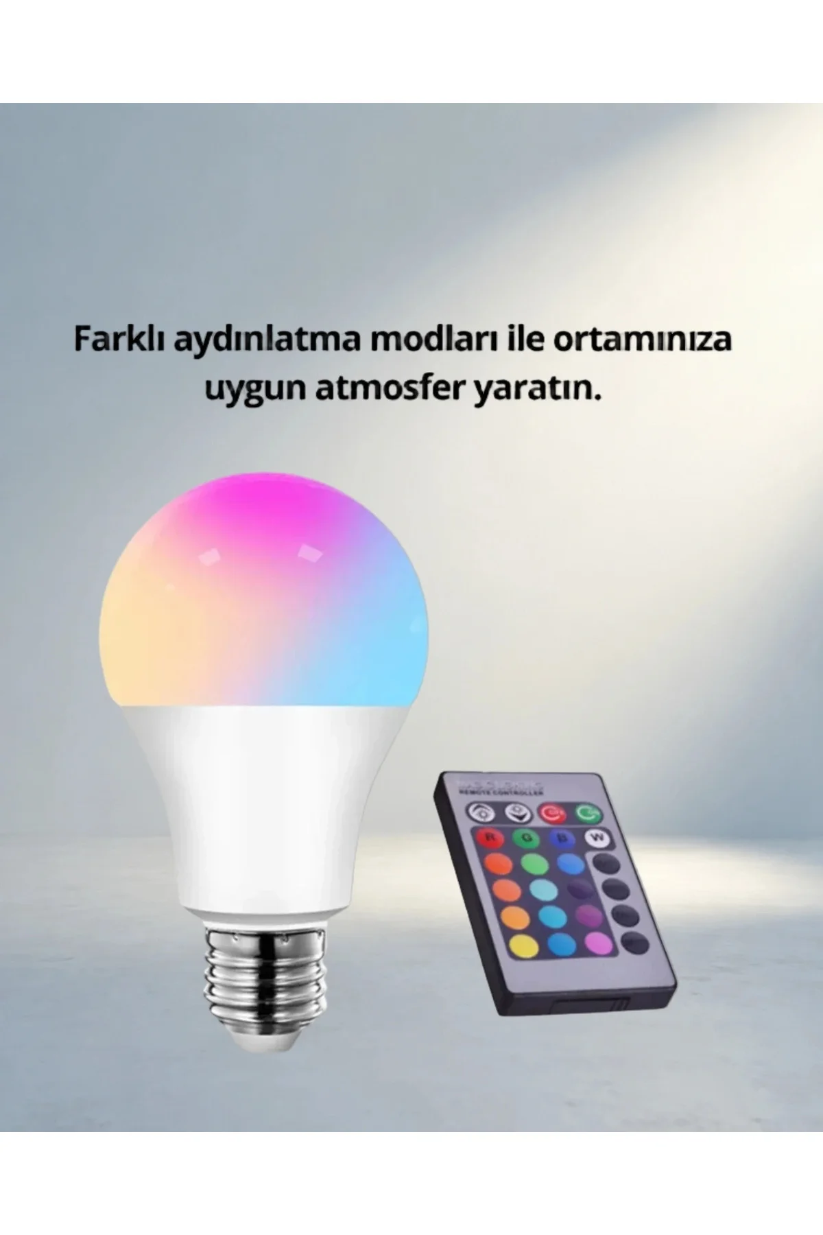 Dekoratif Rgb Led Ampul 16 Renk E27 Duy Uyumlu Dekoratif Rgb Led Ampul 16 Renk E27 Duy Uyumlu