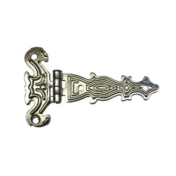 Dekoratif Sac Tek Kuyruklu Menteşe - 40x68mm Nikel Ahşap Kutu Menteşesi Dekoratif Sac Tek Kuyruklu Menteşe - 40x68mm Nikel Ahşap Kutu Menteşesi