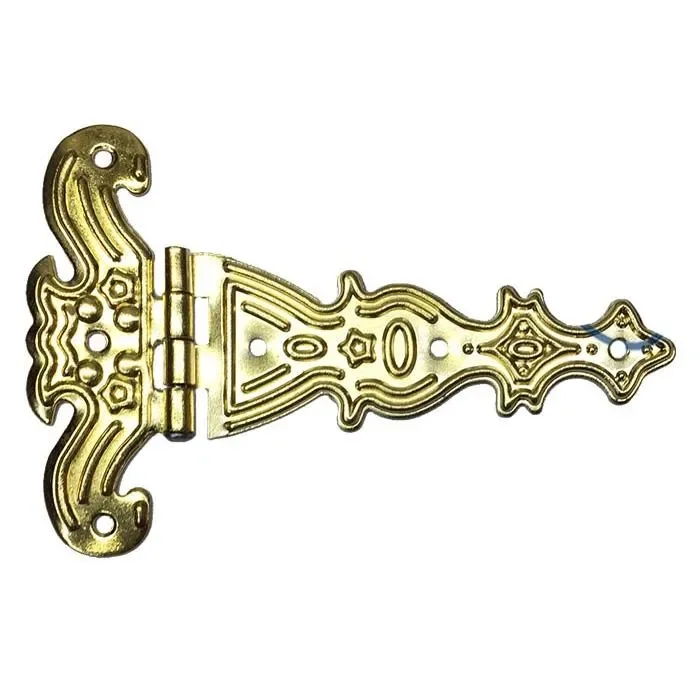 Dekoratif, Sac Tek Kuyruklu Menteşe - 69x102 Mm, Büyük, Sarı, 100 Adet Dekoratif, Sac Tek Kuyruklu Menteşe - 69x102 Mm, Büyük, Sarı, 100 Adet