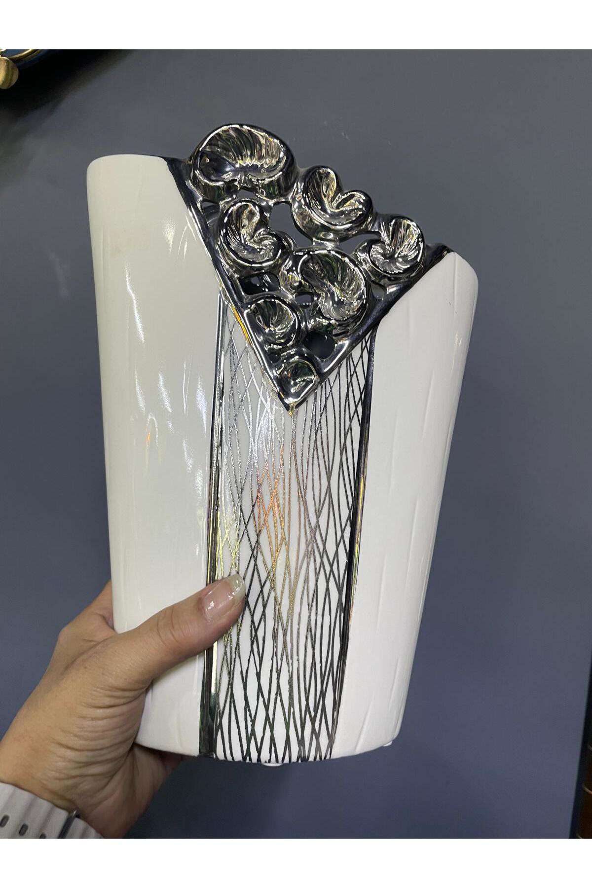 Elif Aksesuar Dekoratif Seramik Vazo