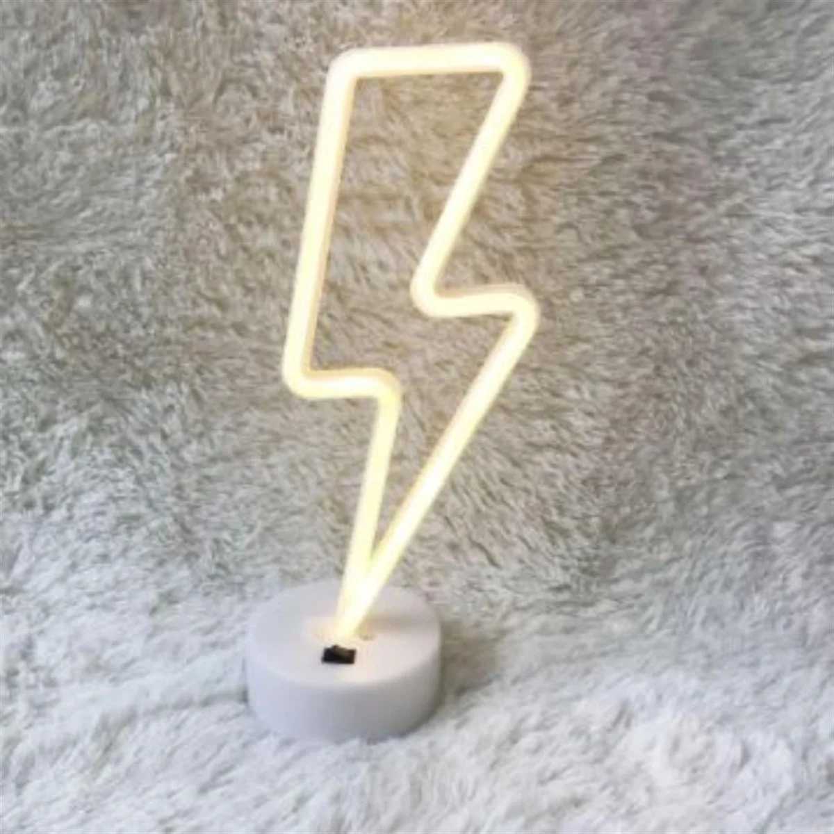Dekoratif Şimşek Şeklinde Pilli Neon Led Lamba Süs Masa Lambası Bx40 Fiyatı, Yorumları ve Özellikleri