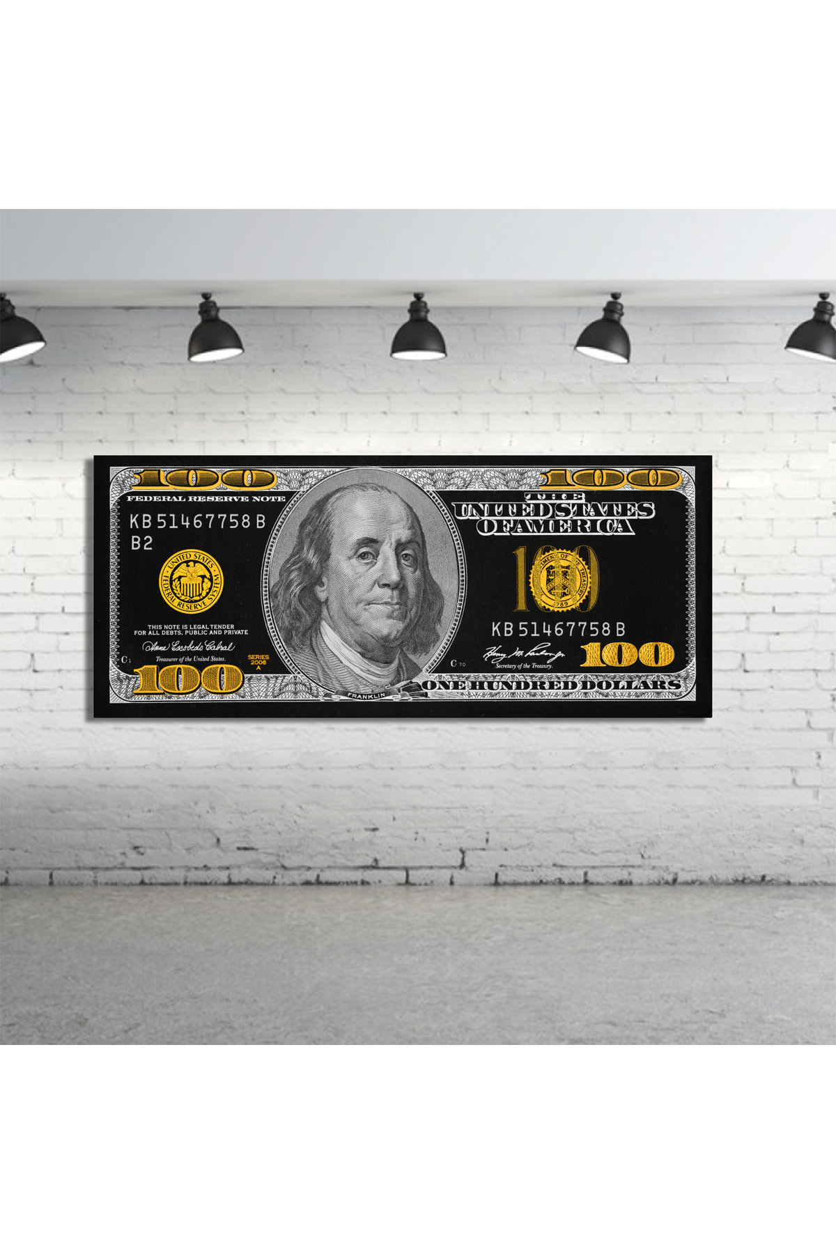 Korkmazkanvas Dekoratif Siyah Beyaz Doku Dolar Tablo Ev İş Yeri İçin Kanvas Tab