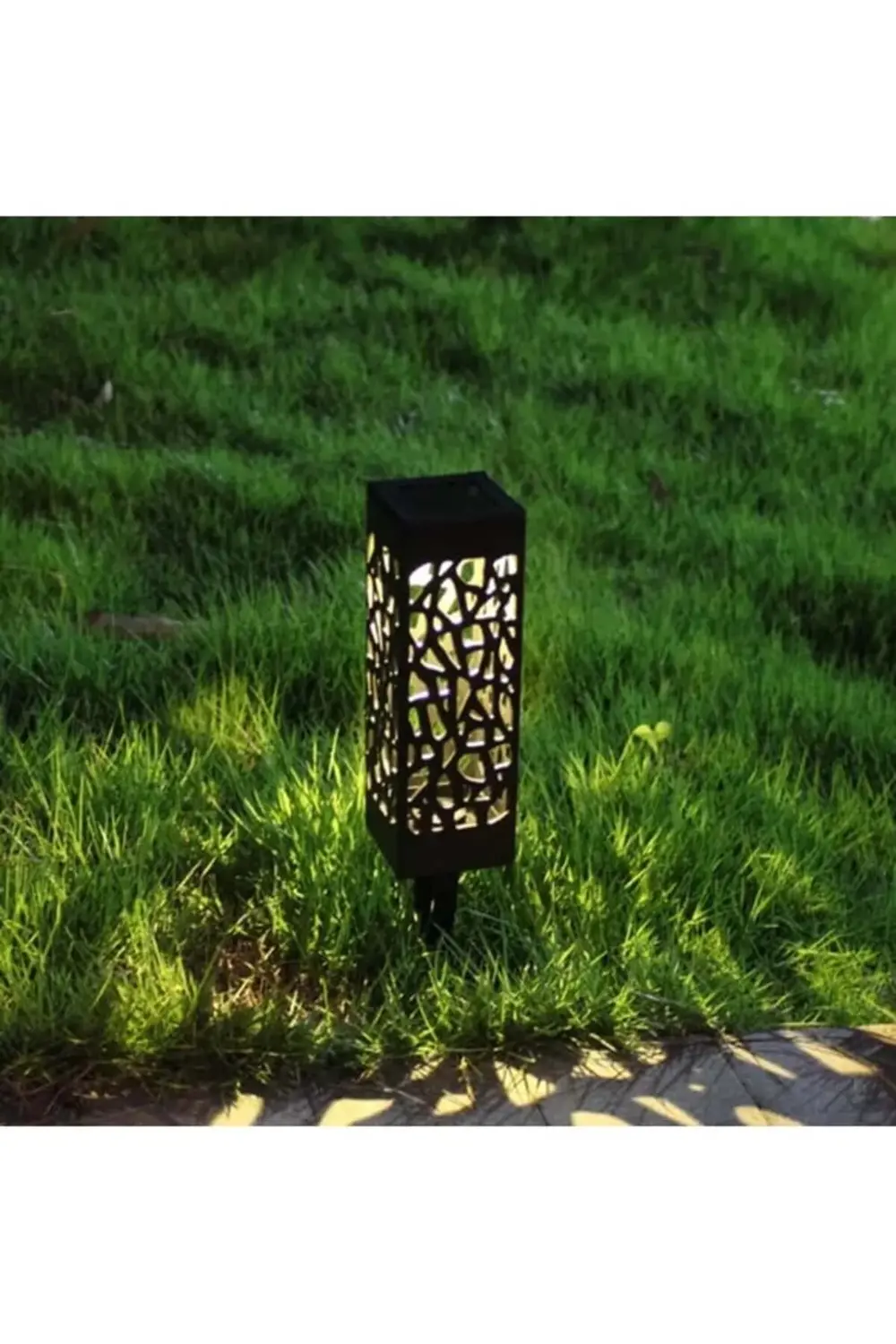 Dekoratif Solar Güneş Enerjili Bahçe Aydınlatması Yürüyüş Yolu Se