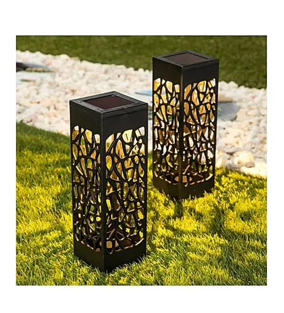 Dekoratif Solar Güneş Enerjili Bahçe Aydınlatması Yürüyüş Yolu Se