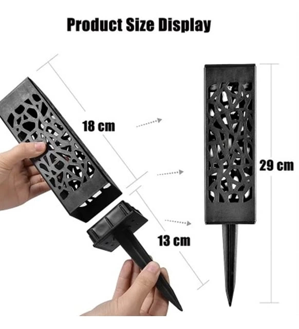 Dekoratif Solar Güneş Enerjili Bahçe Aydınlatması Yürüyüş Yolu Se