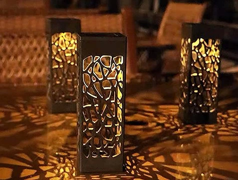 Dekoratif Solar Güneş Enerjili Bahçe Aydınlatması Yürüyüş Yolu Se