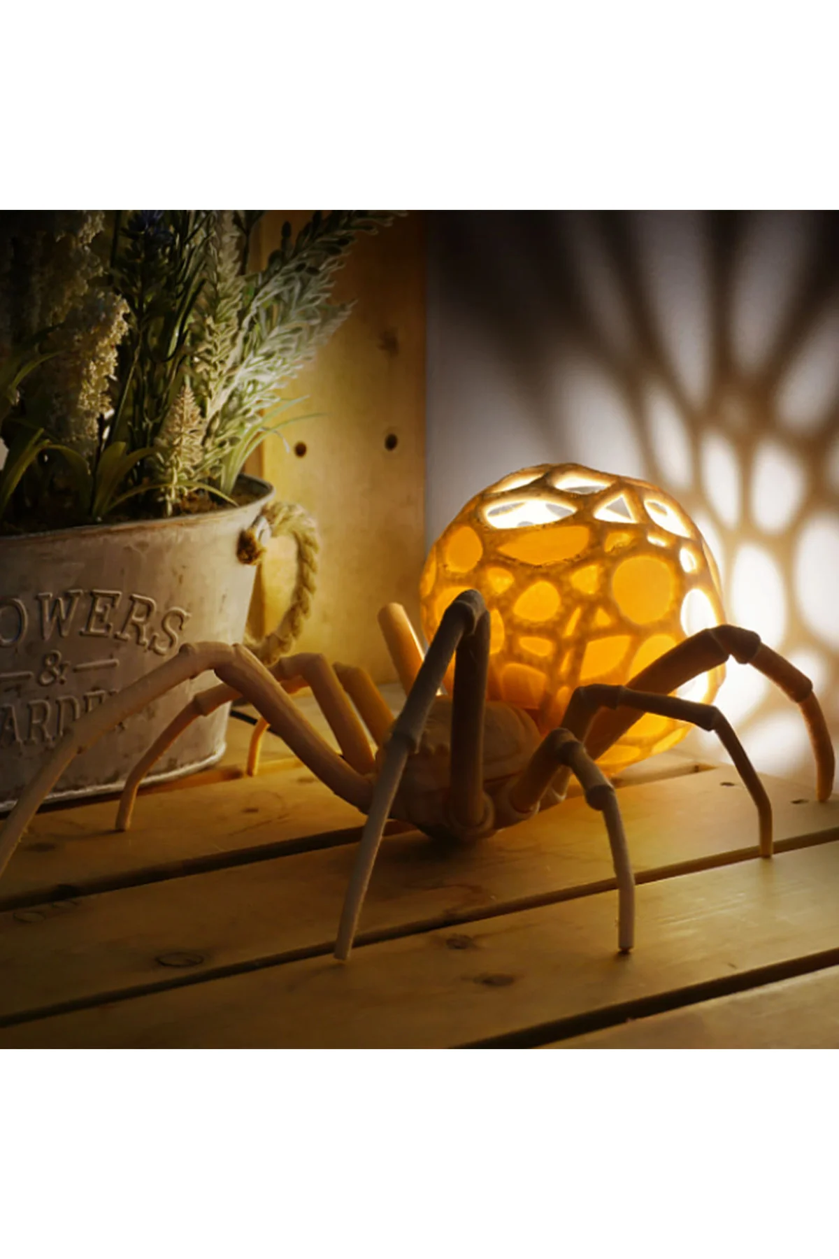 Dekoratif Spider Duvar ve Masa Lambası 10 CM