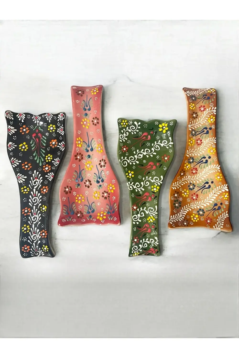 Dekoratif  Tasarım Kirli Kaşık Altlığı, Kaşıklık, Kepçe Altlığı,