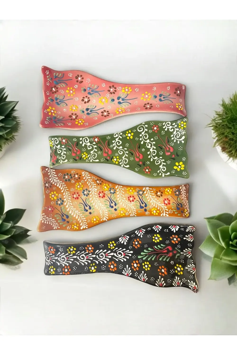 Dekoratif  Tasarım Kirli Kaşık Altlığı, Kaşıklık, Kepçe Altlığı,