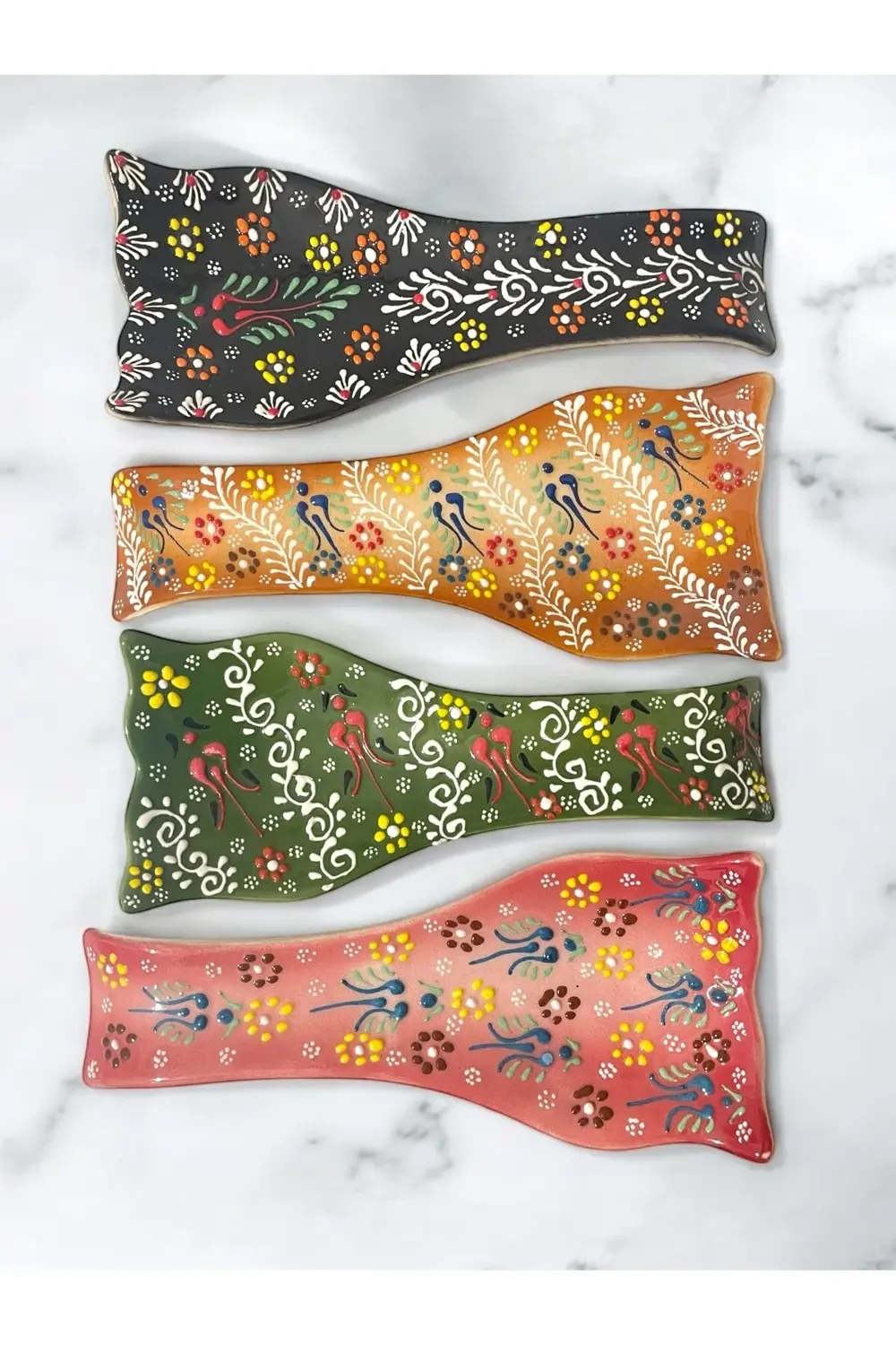 Dekoratif  Tasarım Kirli Kaşık Altlığı, Kaşıklık, Kepçe Altlığı,