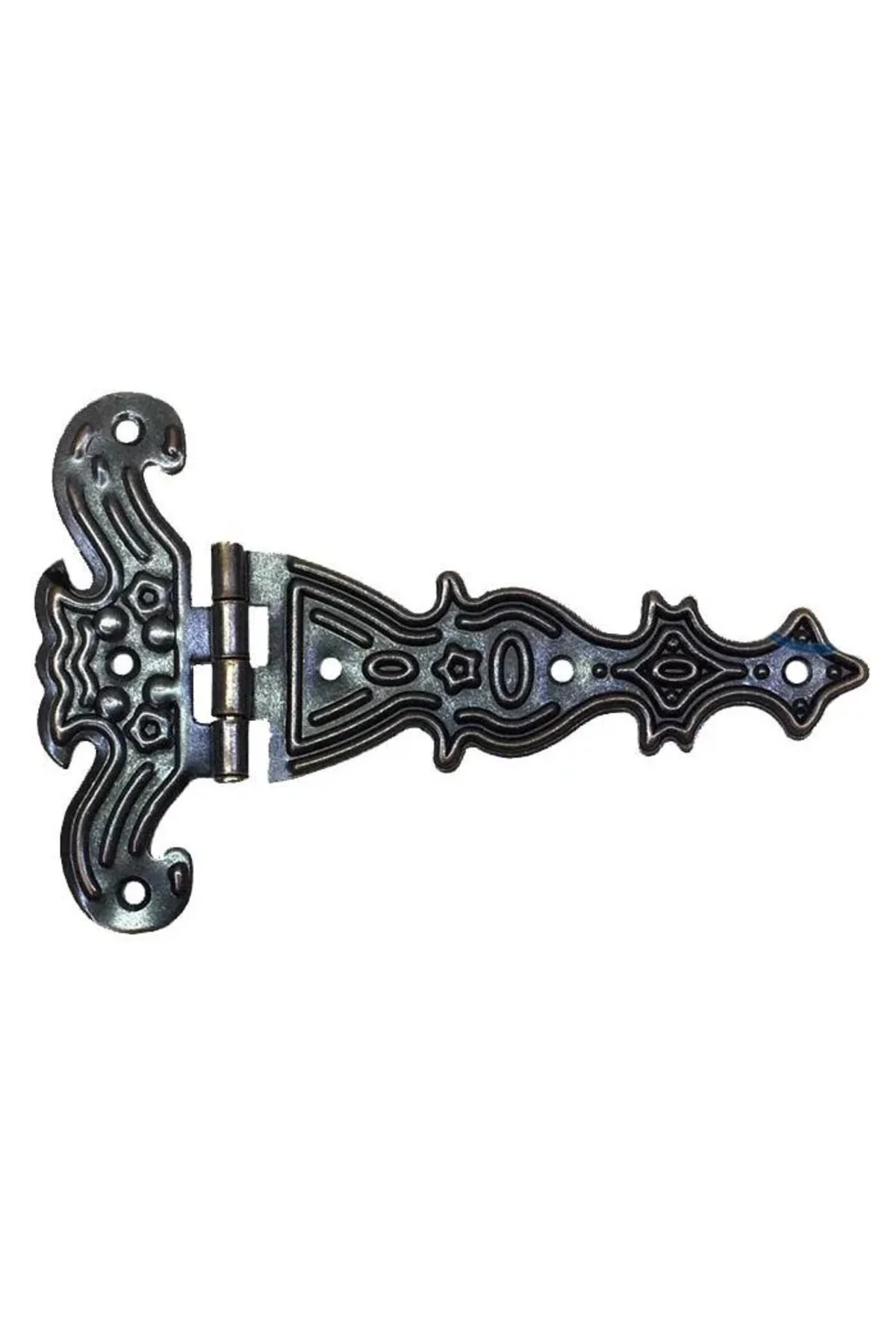 Dekoratif, Tek Kuyruklu Menteşe - 69x102 mm, Büyük, Eskitme, 1 Ad