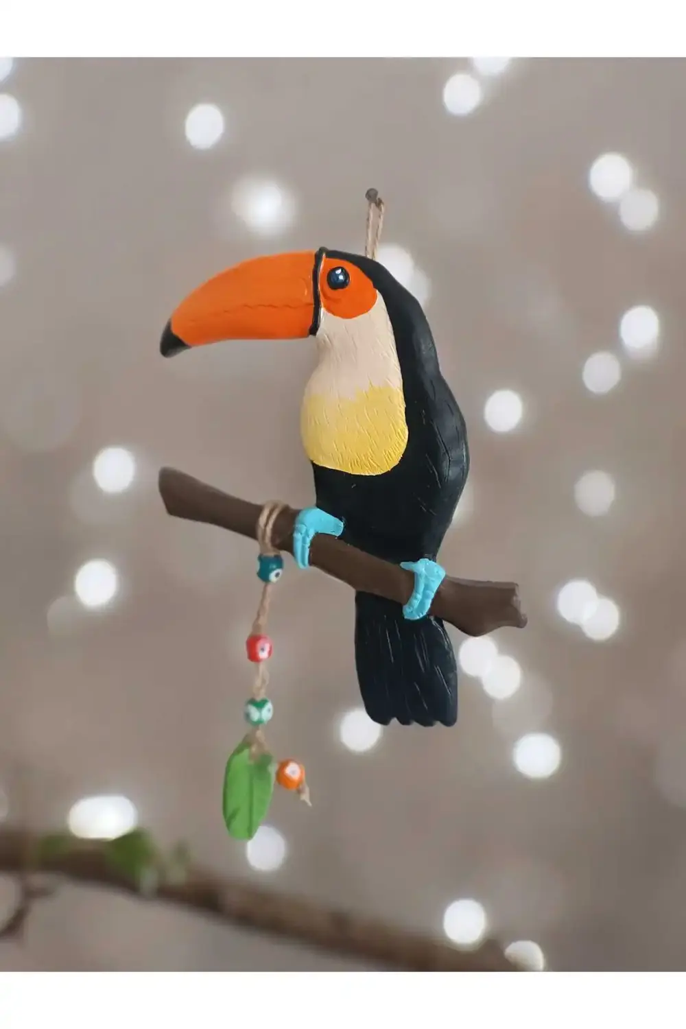 Dekoratif Tukan Kuşu Farklı Renklerde Kutulu 1 Adet