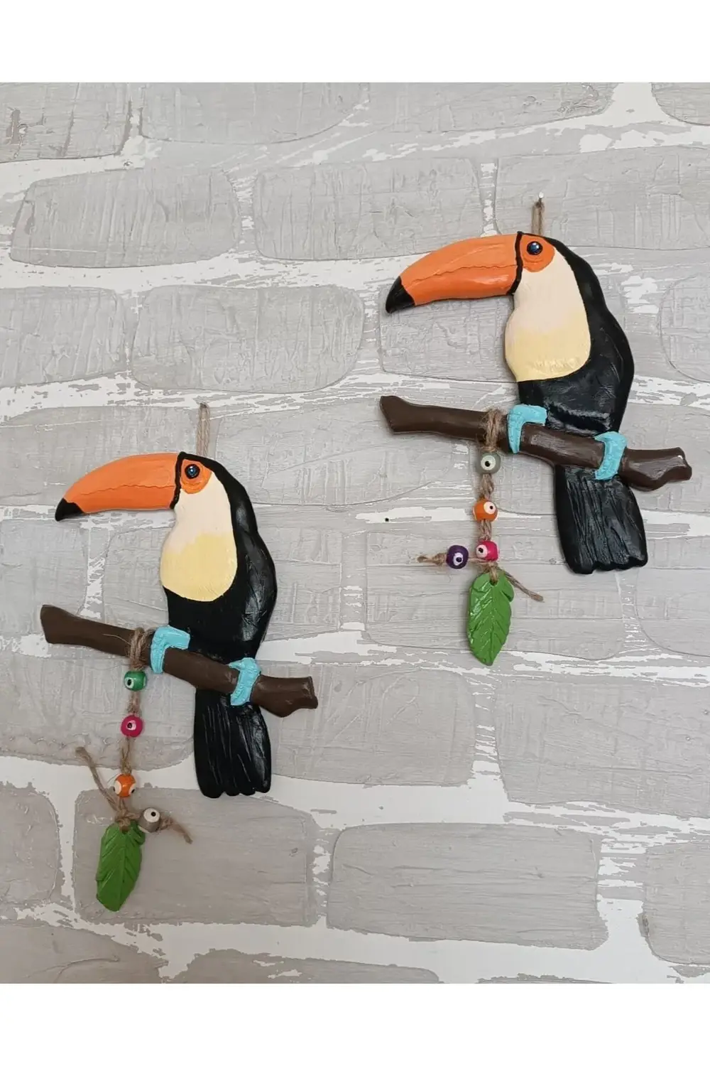 Dekoratif Tukan Kuşu Farklı Renklerde Kutulu 1 Adet