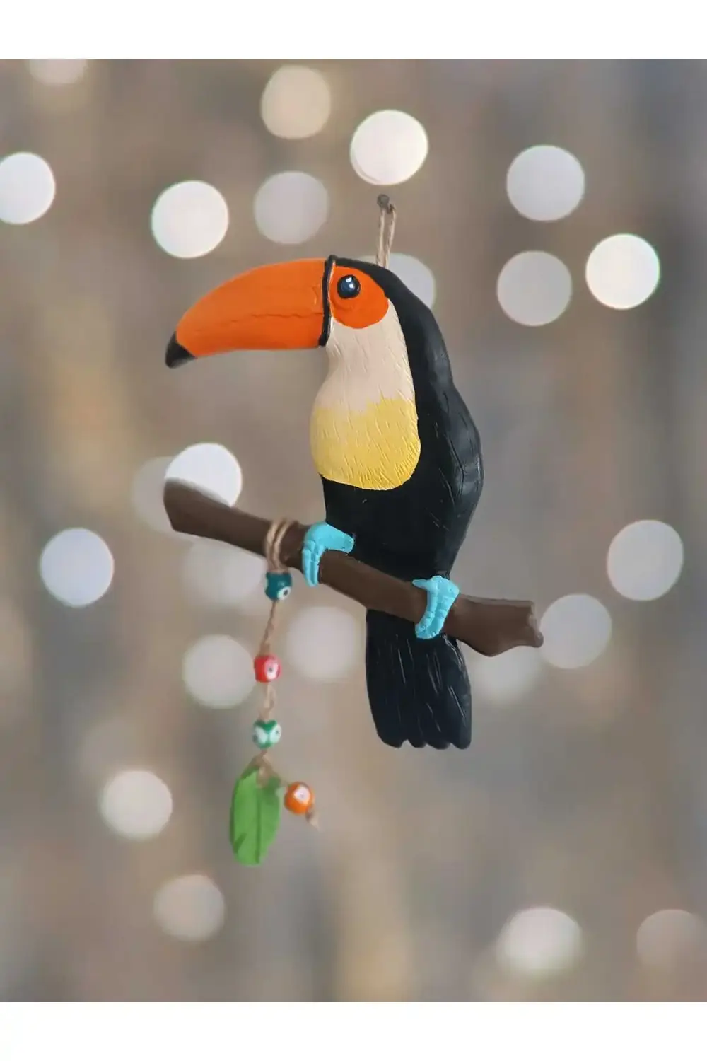 Dekoratif Tukan Kuşu Farklı Renklerde Kutulu 1 Adet
