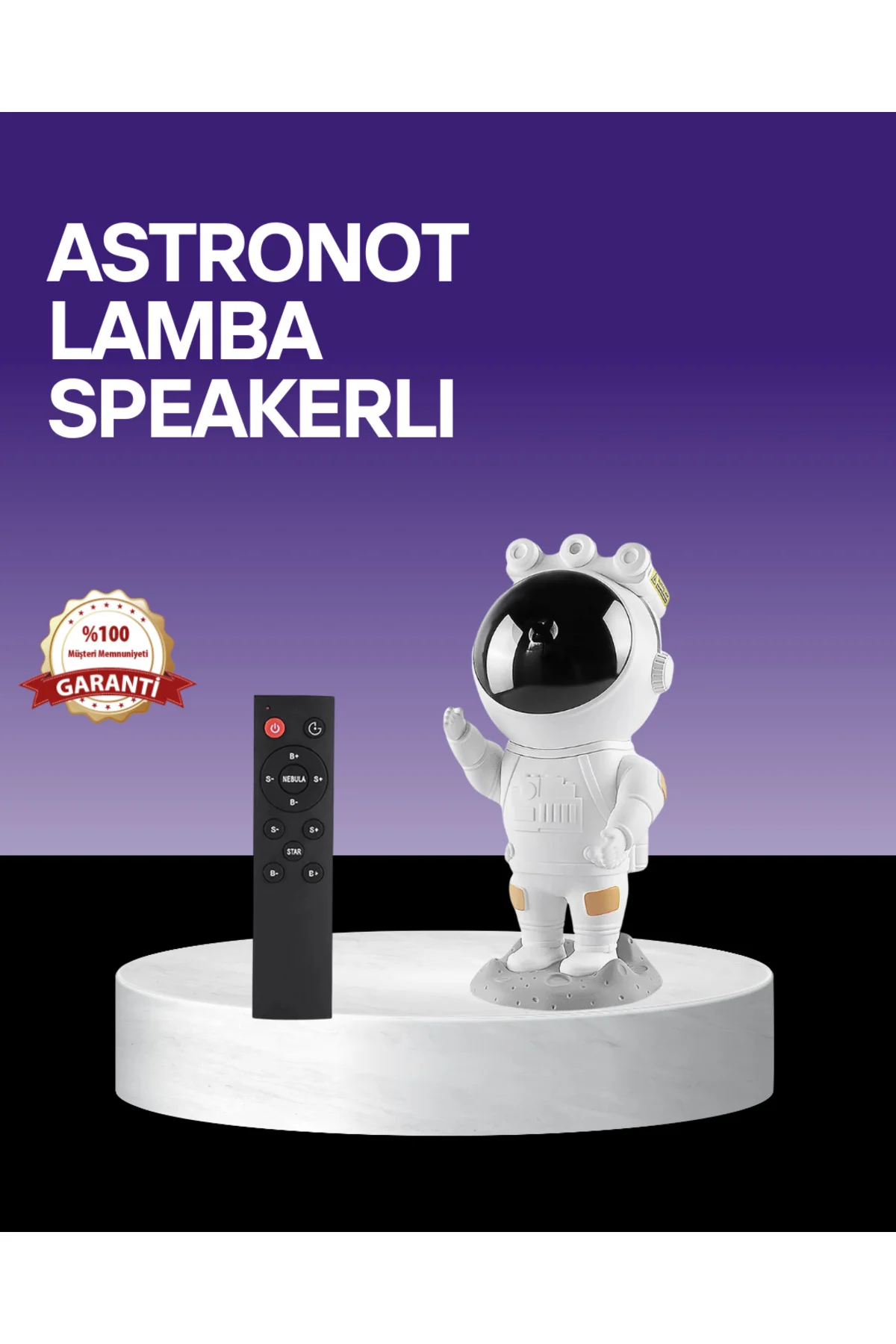 Dekoratif Ve Fonksiyonel Astronot Projeksiyon Aydınlatma