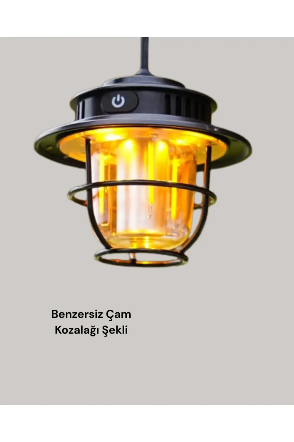 Dekoratif ve Fonksiyonel Taşınabilir Kamp Gece Lambası