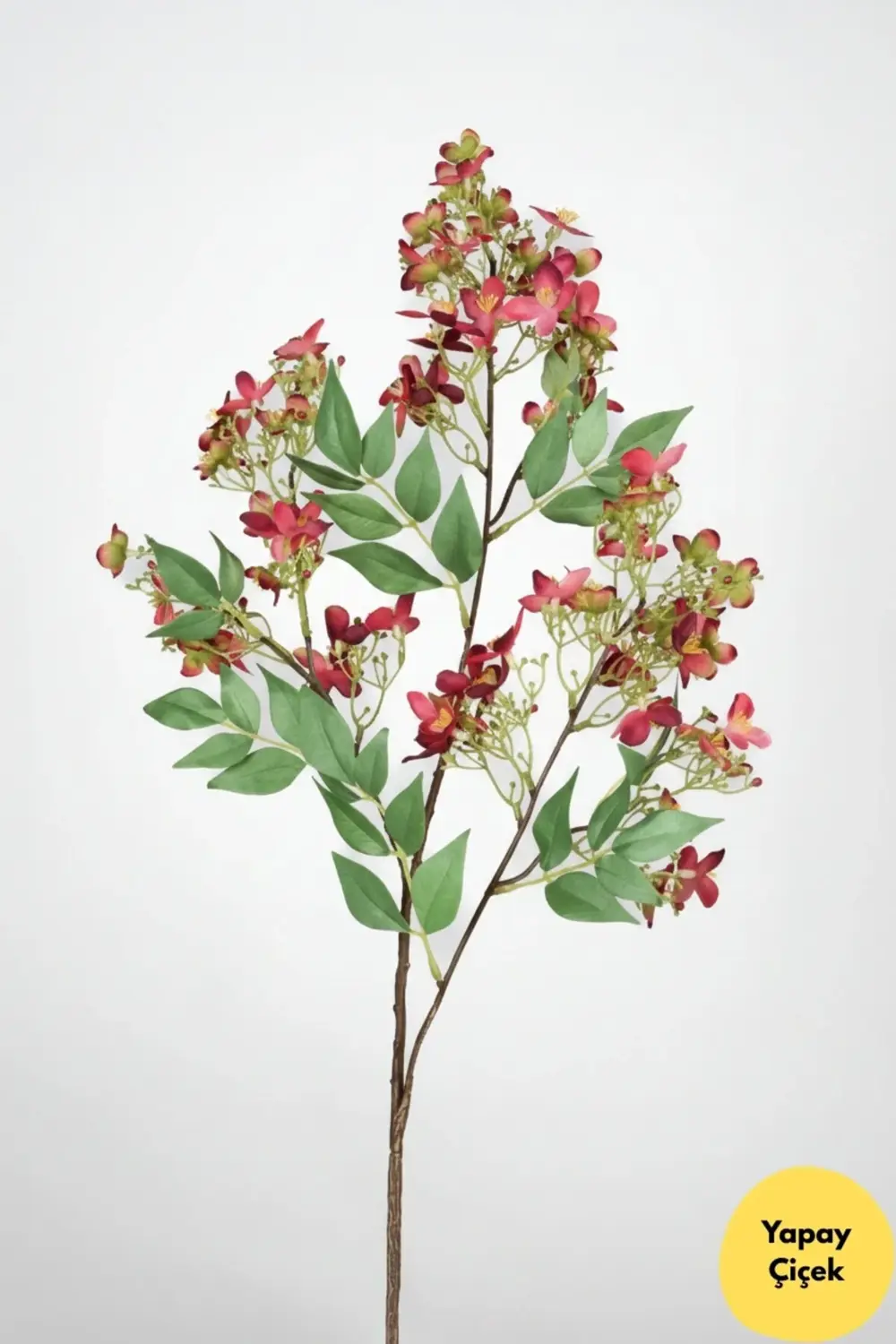 Dekoratif Yaban Dağ Çiçeği Dalı - 83 CM Uzun Boy (TEK DAL)