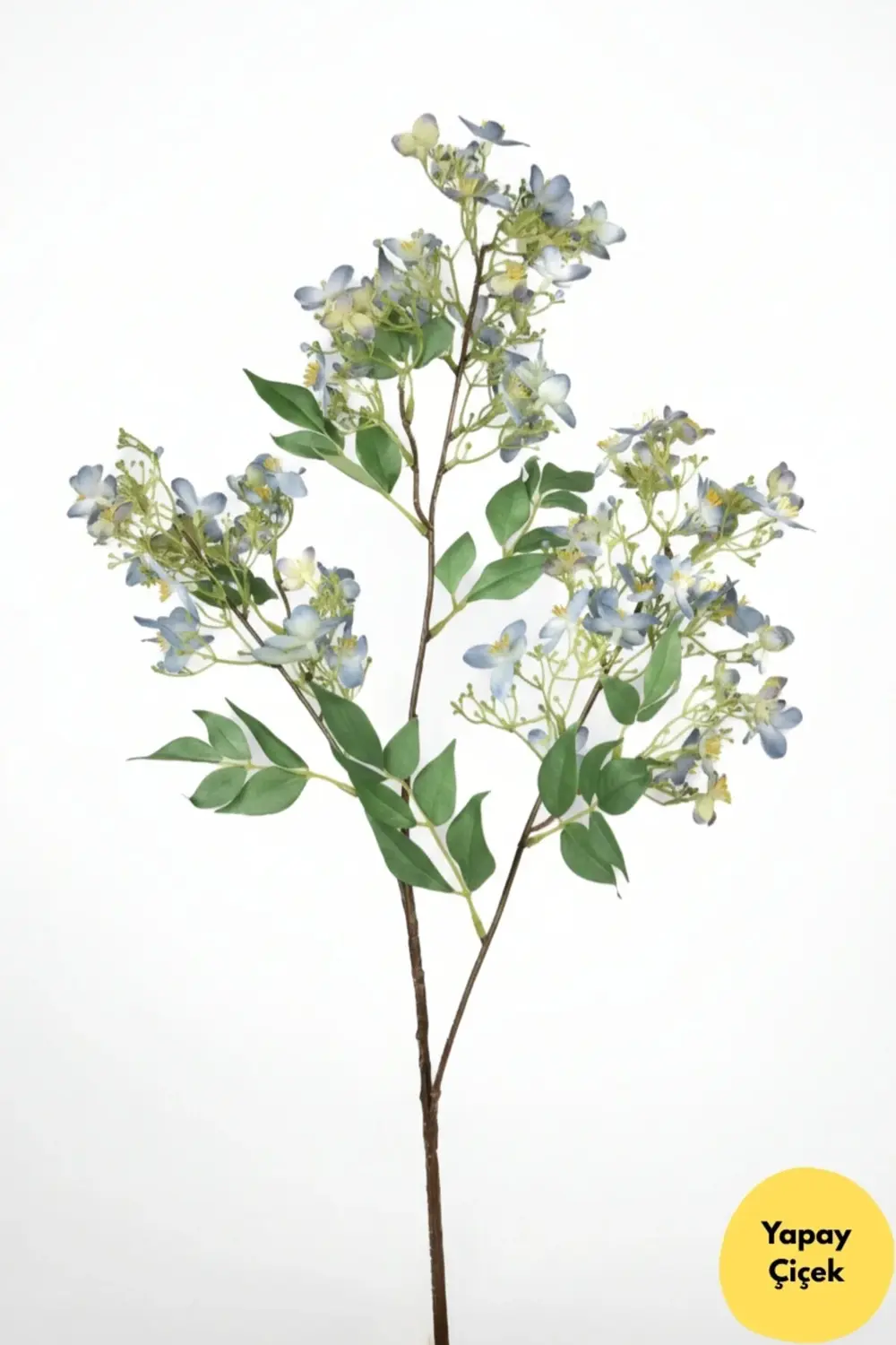Dekoratif Yaban Dağ Çiçeği Dalı - 83 CM Uzun Boy (TEK DAL)