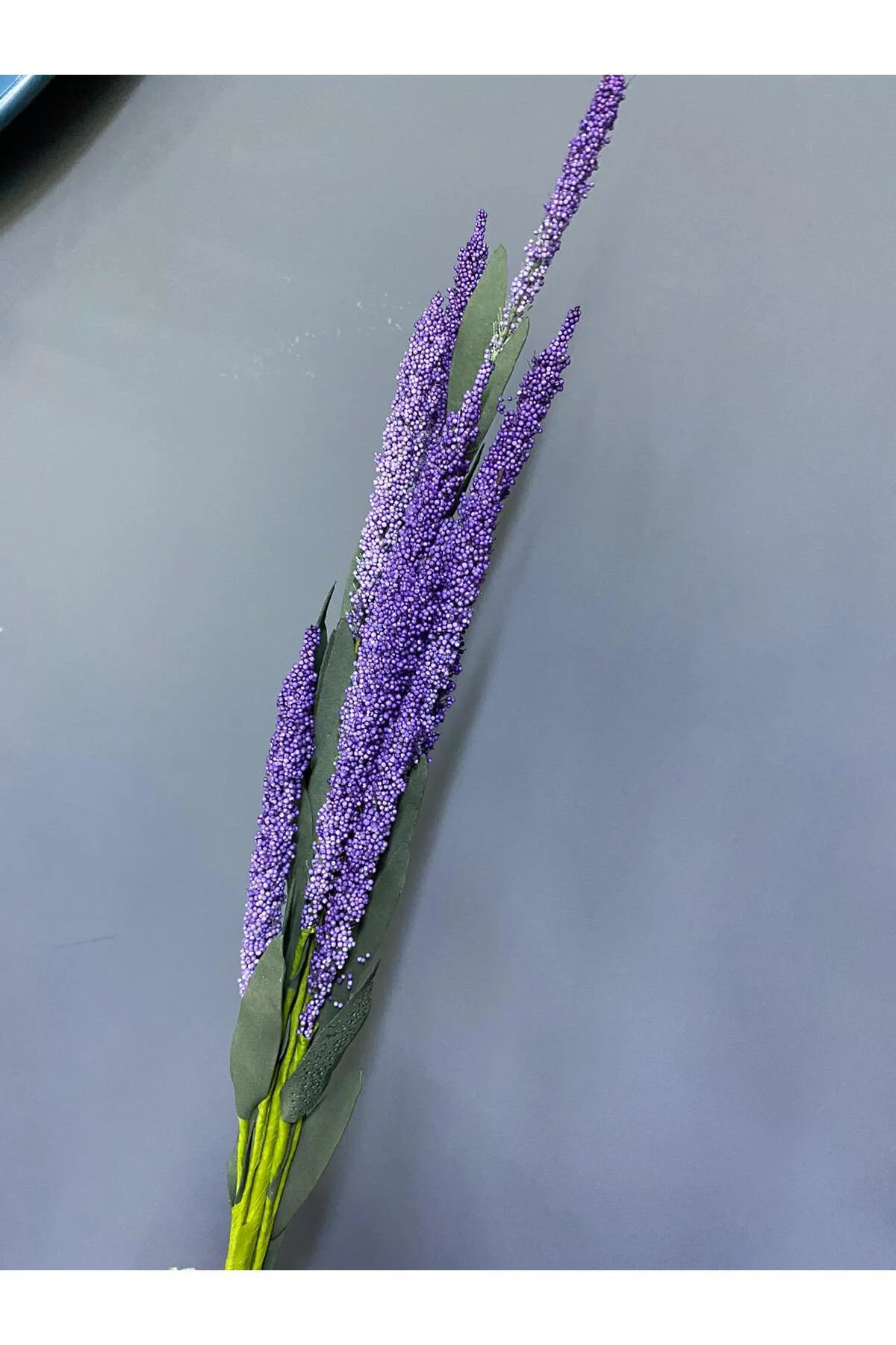 Dekoratif Yapay Lavanta Çiçek 62 Cm Mor Renk