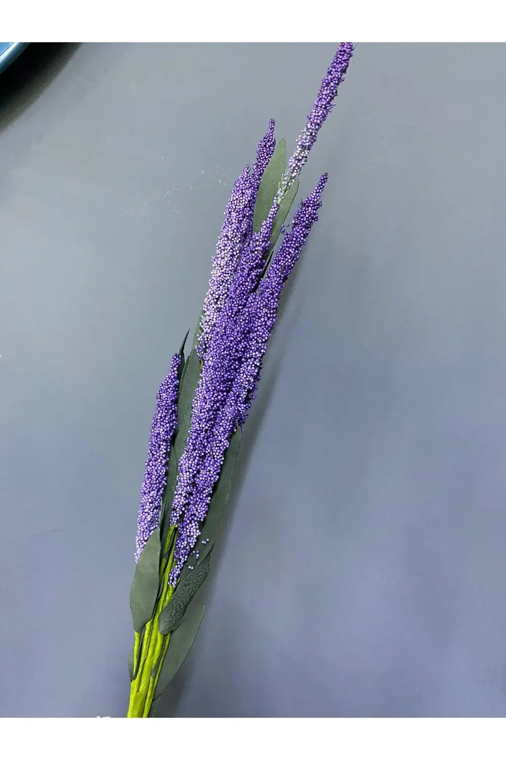 Dekoratif Yapay Lavanta Çiçek 62 Cm Mor Renk