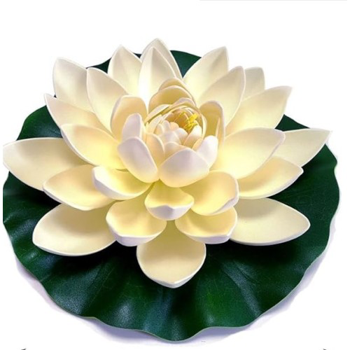 Dekoratif Yapay Lotus Çiçeği Suya Dayanıklı, Gerçekçi Tasarım, Ha