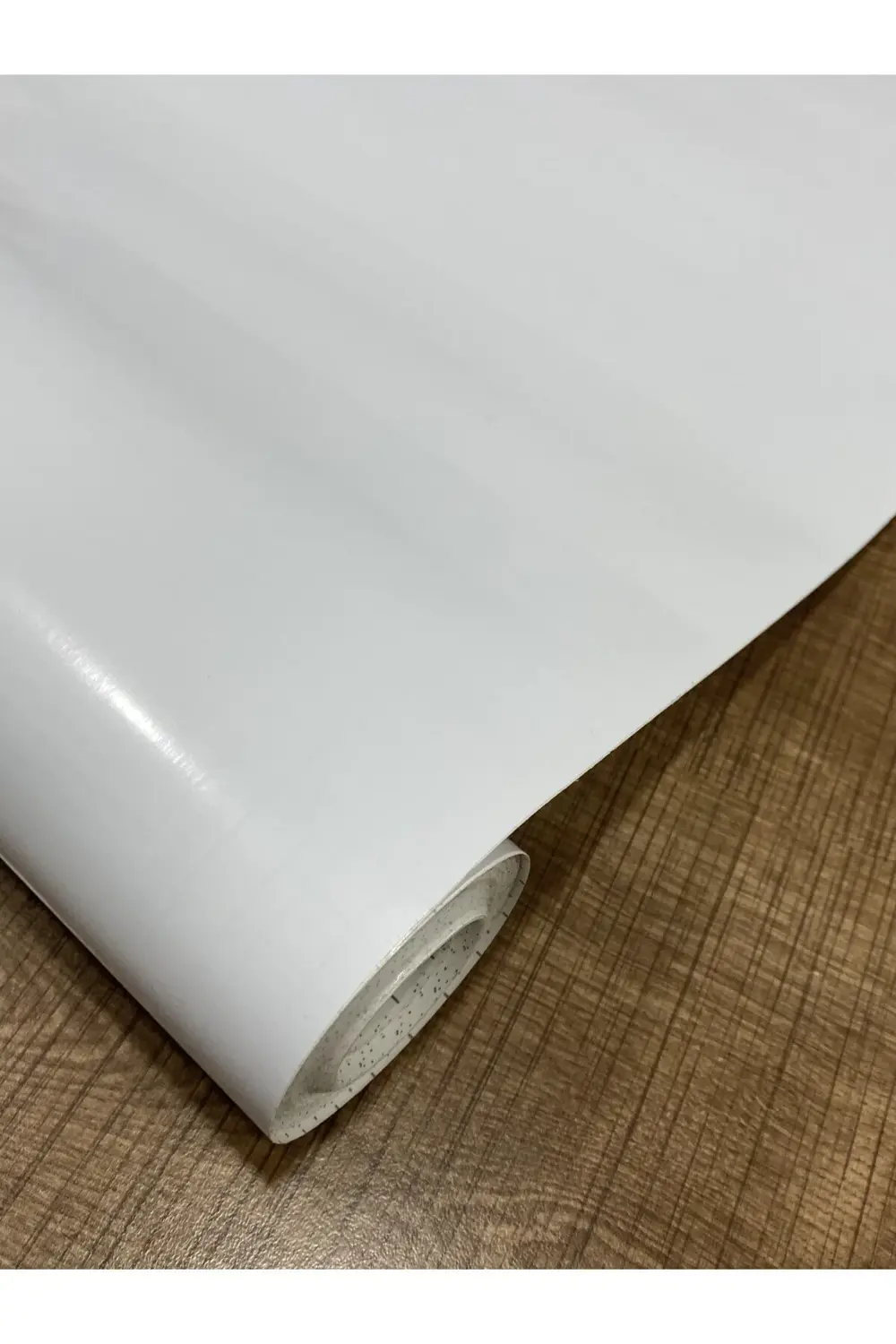 Dekoratif Yapışkanlı Folyo 45 Cm X 2 Mt Parlak Beyaz