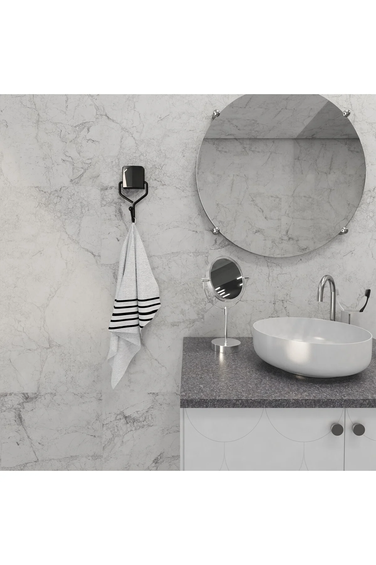Dekoratif Yapıştırmalı Banyo- Mutfak Metal Tekli Kancalı Askı Siyah Pratik Vidasız Montaj Dc-5052 Dekoratif Yapıştırmalı Banyo- Mutfak Metal Tekli Kancalı Askı Siyah Pratik Vidasız Montaj Dc-5052