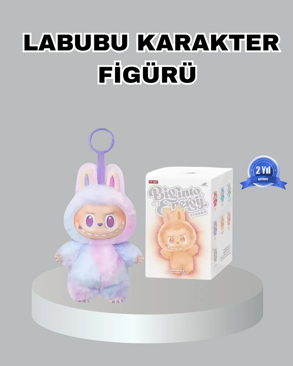 Dekoratif Yumuşak Labubu Peluş Figür – Koleksiyonluk ve 20 cm Çocuklara Uygun Hediye