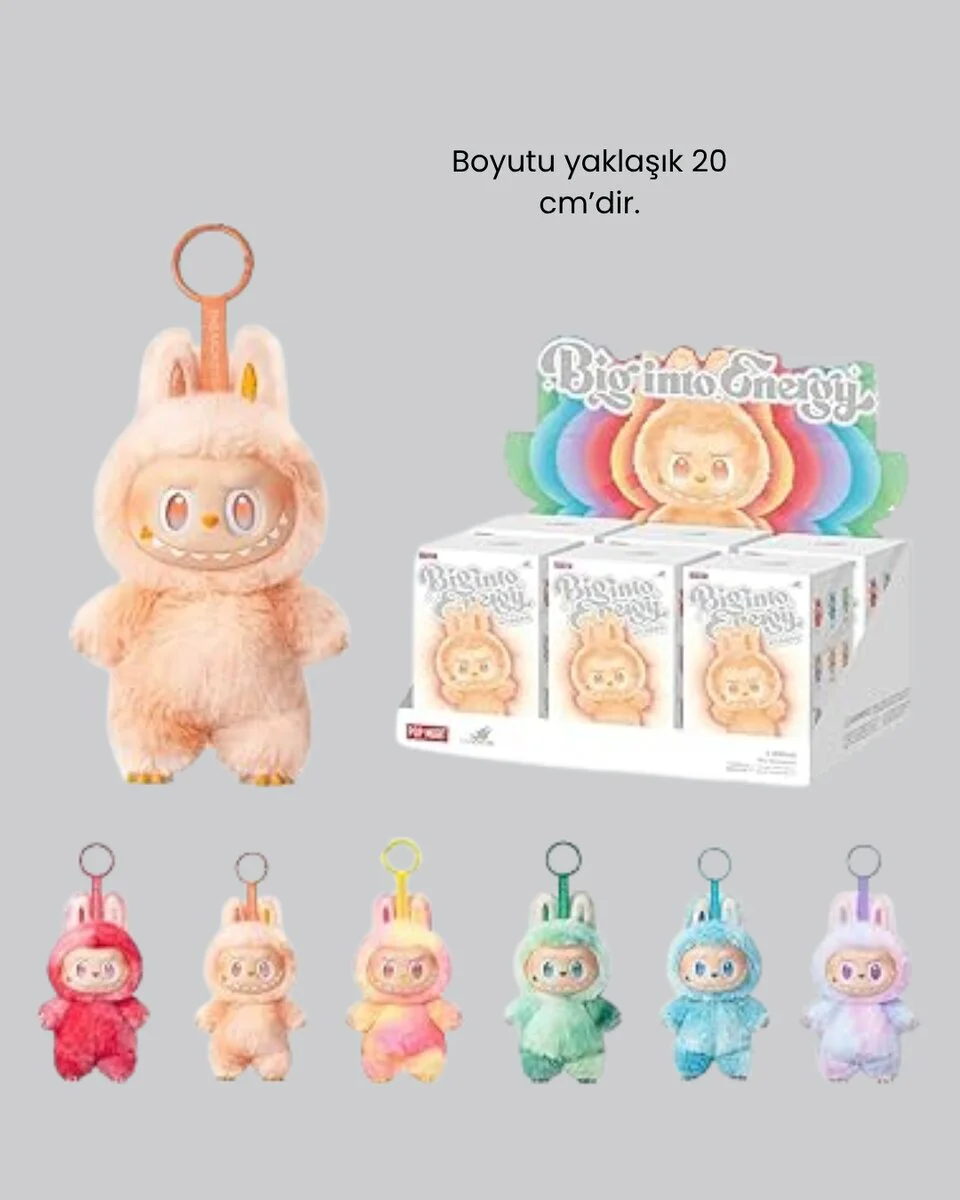 Dekoratif Yumuşak Labubu Peluş Figür – Koleksiyonluk ve 20 cm Çocuklara Uygun Hediye