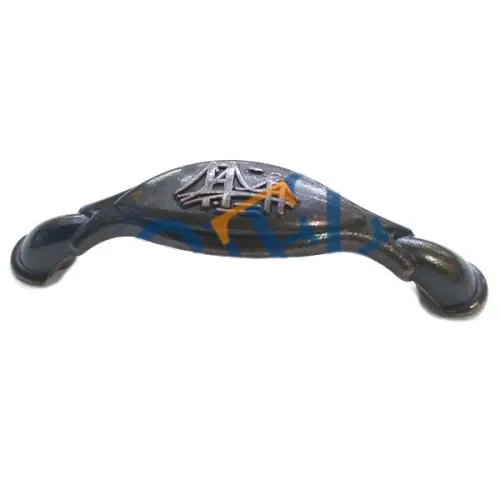 Dekoratif Zamak Boğaziçi Kulp - 64mm, Eskitme, 100 Adet Dekoratif Zamak Boğaziçi Kulp - 64mm, Eskitme, 100 Adet