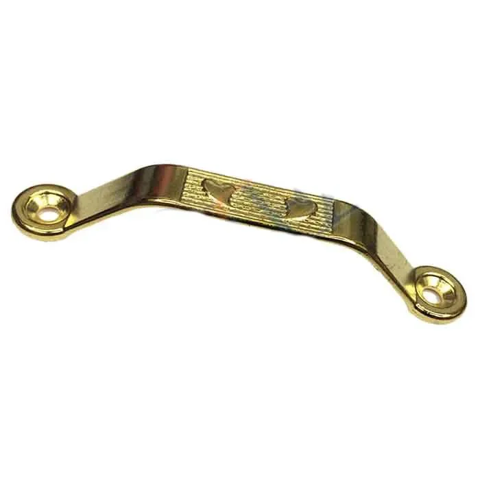 Dekoratif Zamak Kulp Dıştan - 64mm Sarı Mobilya Kolu Dekoratif Zamak Kulp Dıştan - 64mm Sarı Mobilya Kolu