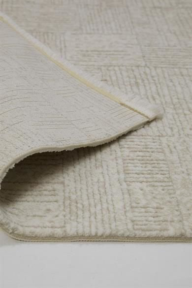 Dekorenti Halı Mira Koleksiyonu Dekoratif Saçaklı Halı 1608 Vizon Dekorenti Halı Mira Koleksiyonu Dekoratif Saçaklı Halı 1608 Vizon