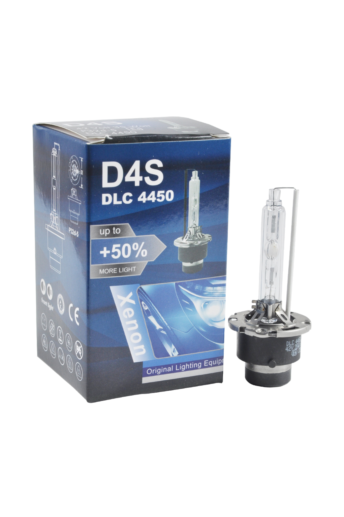 Crn Delco D4s 6000K %50 Fazla İşık Beyaz Oem Xenon Far Ampulü P32d 5