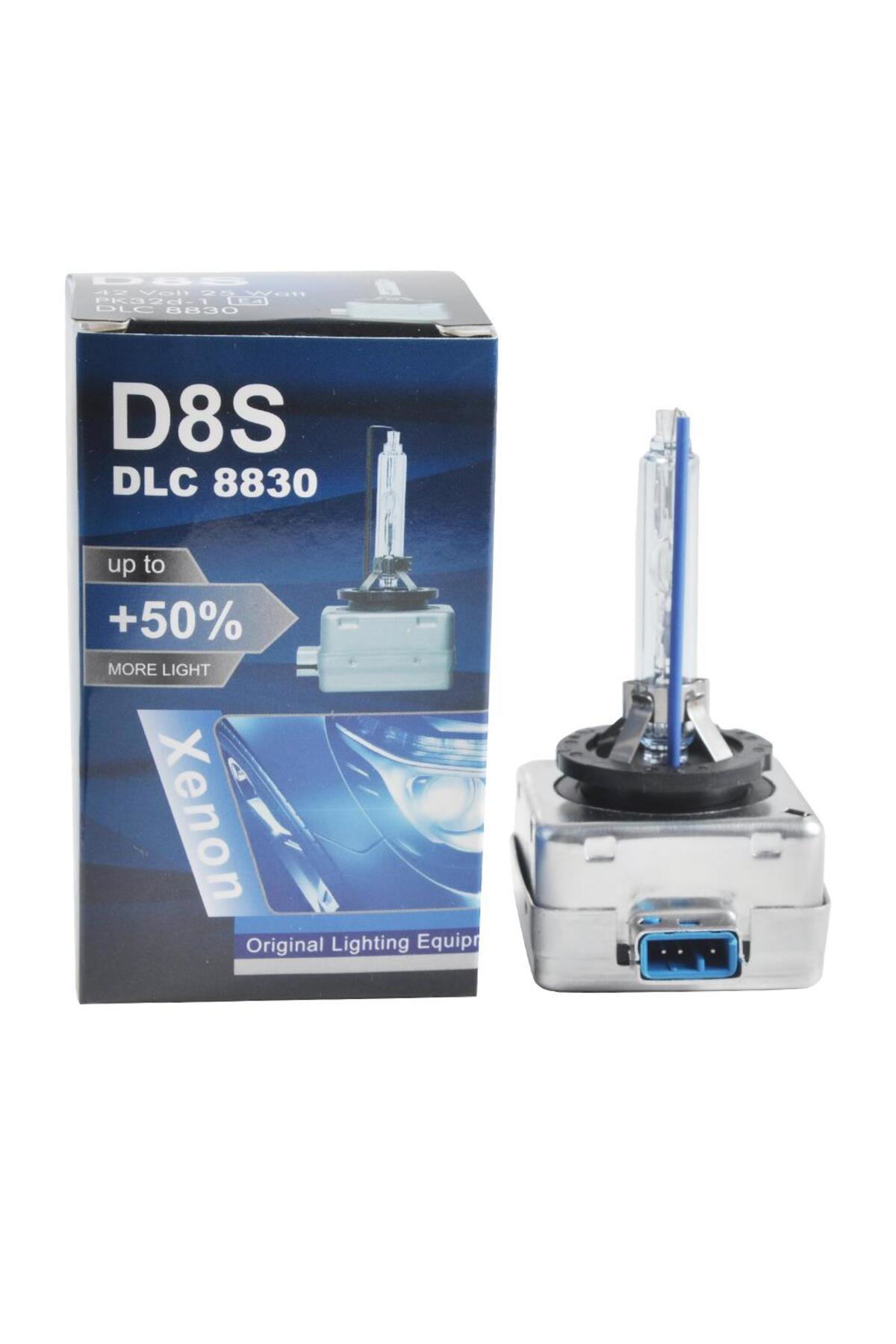 Delco D8s 8000k %50 Fazla Işık Buz Mavisi Oem Xenon Far Ampulü